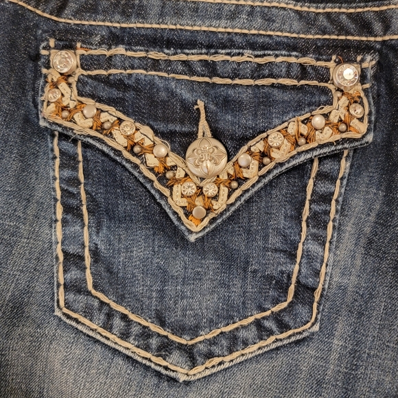 Miss Me Signature Boot Cut Jeans Size 26 - Picture 7 of 12